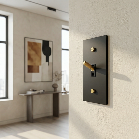 Switch plates considered as part of interior architecture
