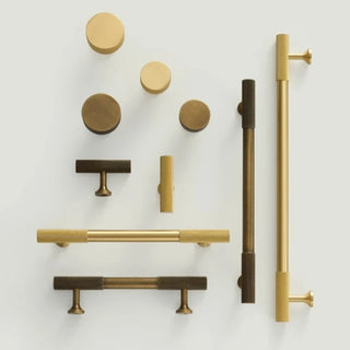 Aure Dalton Cabinet Pull – Satin Brass