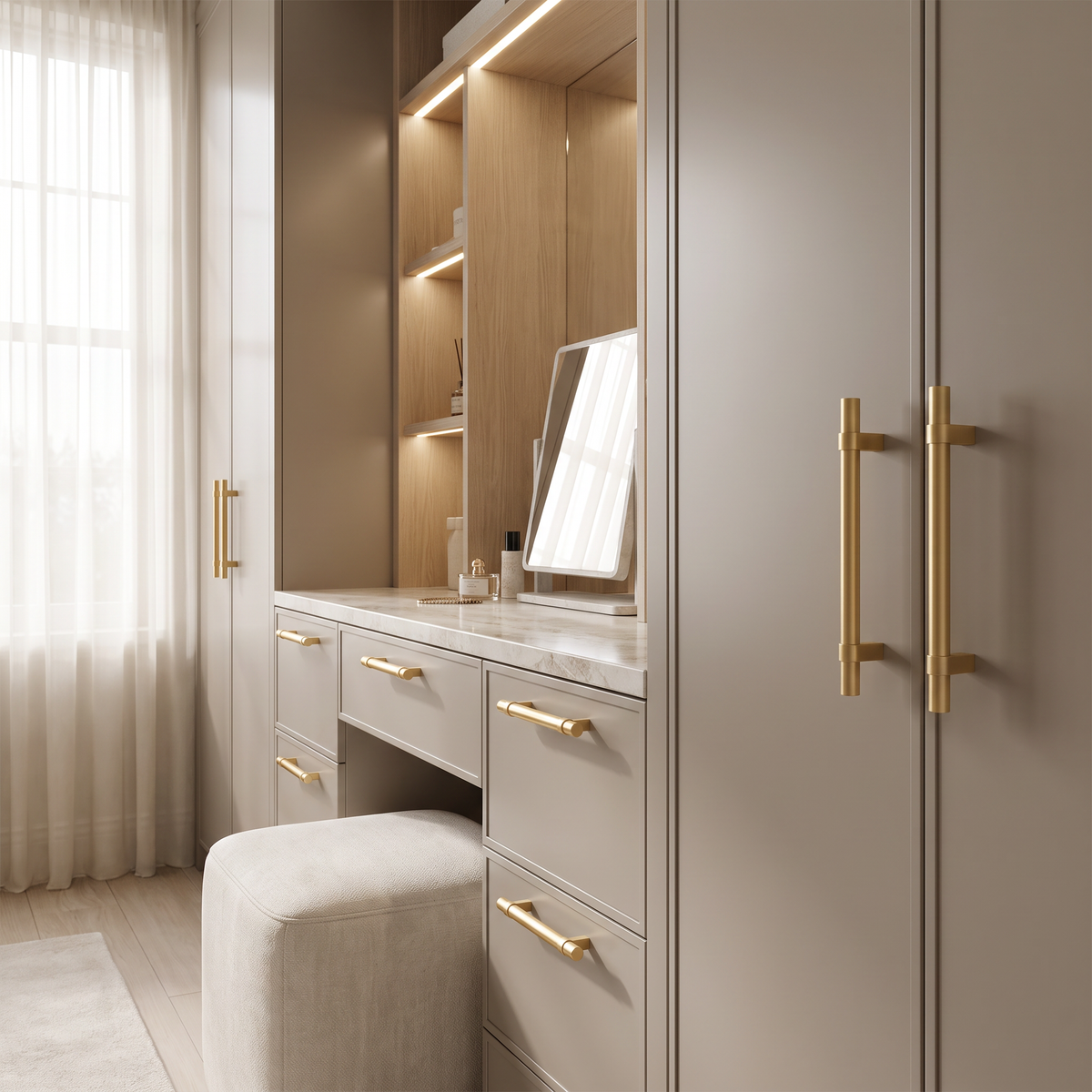 Bromley Round Bar Cabinet Pull