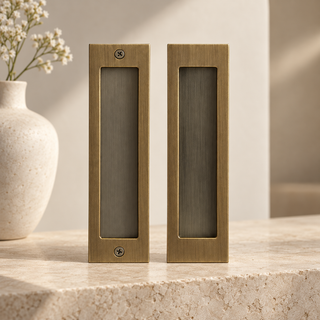 Brompton Recessed Pocket Door Pull Set
