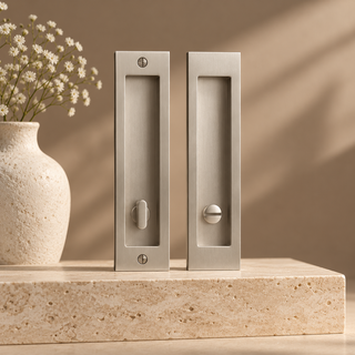 Brompton Recessed Pocket Door Pull Set