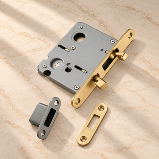Brompton Recessed Pocket Door Pull Set