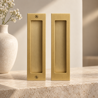 Brompton Recessed Pocket Door Pull Set