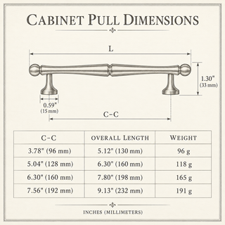 Chatsworth Turned Cabinet Pull