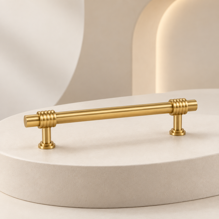 Clarendon Ribbed Collar Cabinet Pull