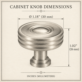 Clarendon Concentric Ring Cabinet Knob