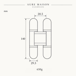 3D Adjustable Concealed Door Hinge