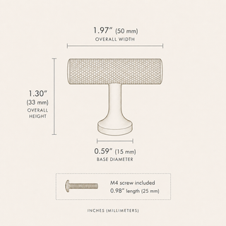 Aure Dalton T-Bar Knob