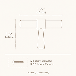 Aure Foster T-Bar Knob