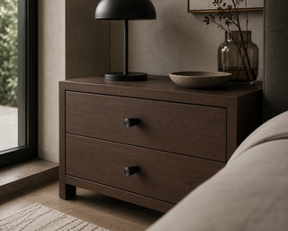 Aure Huxley Pedestal Knob – Matte black