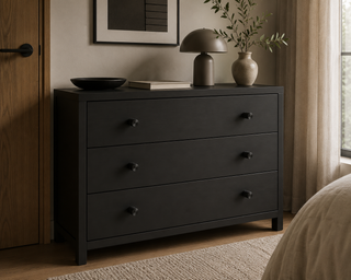Aure Huxley Pedestal Knob – Matte black