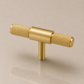 Aure Huxley T-Bar Knob – Aged Brass