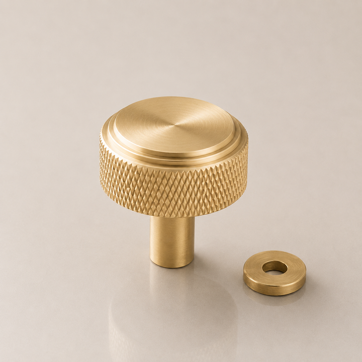 Aure Mercer Knob – Satin Brass