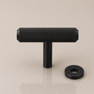 Aure Mercer T-Bar Knob – Satin Brass