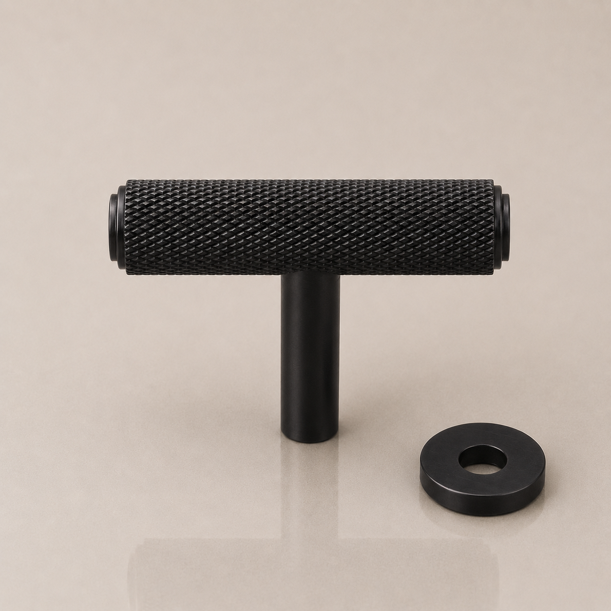Aure Mercer T-Bar Knob – Matte Black