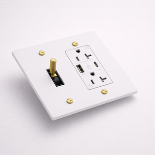 2G Toggle Switch + Outlet with USB-C & USB-A
