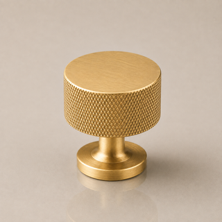 Aure Dalton Round Knob – Ageв Brass