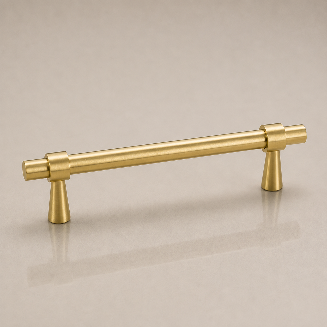 Aure Foster Pull – Satin Brass