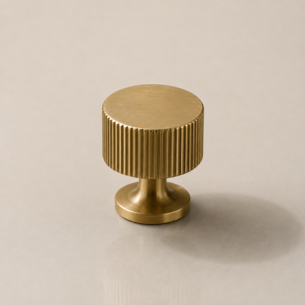 Aure Camden Knob – Satin Brass