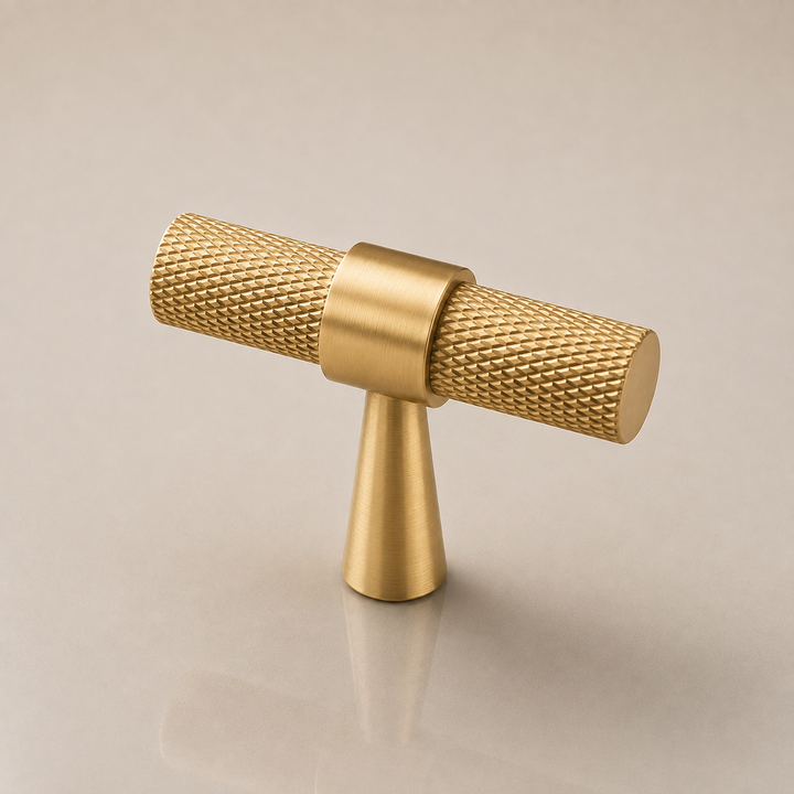 Aure Ellington T-Bar – Satin Brass