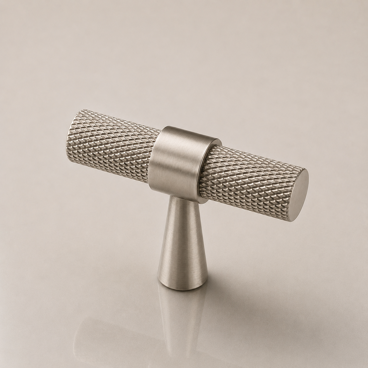 Aure Ellington T-Bar – Brushed Nickel