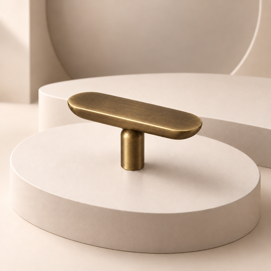 Alderley Sculpted T-Bar Cabinet Knob