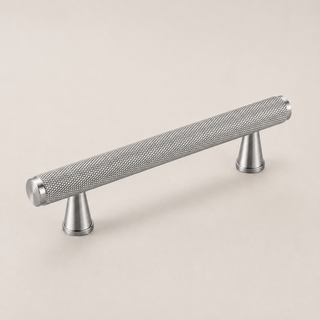 Aure Mercer Pull - Knurled - Satin brass