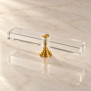 Chelsea Clear T-Bar Cabinet Knob