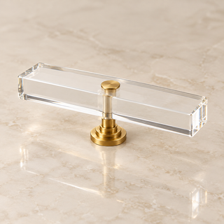 Chelsea Clear T-Bar Cabinet Knob