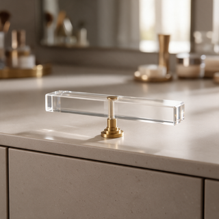 Chelsea Clear T-Bar Cabinet Knob