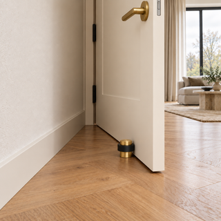 Compact Floor-Mounted Door Stopper