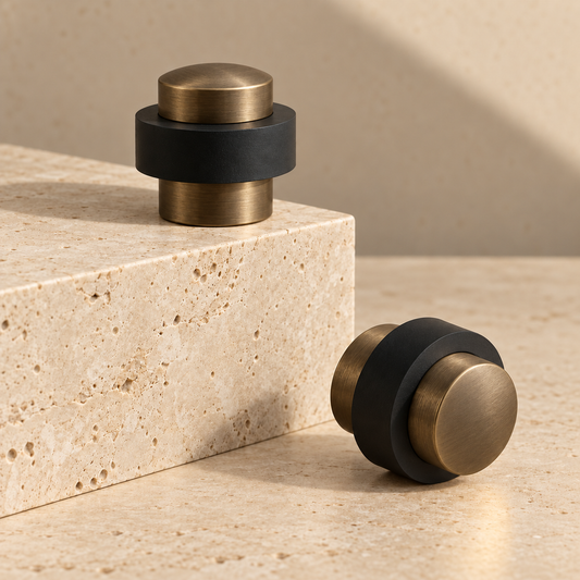 Compact Floor-Mounted Door Stopper