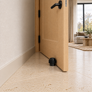 Compact Floor-Mounted Door Stopper