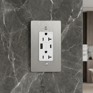 Duplex Outlet with USB-C & USB-A