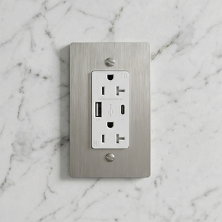 Duplex Outlet with USB-C & USB-A
