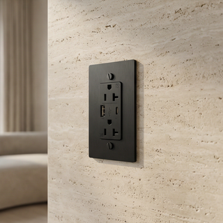 Duplex Outlet with USB-C & USB-A
