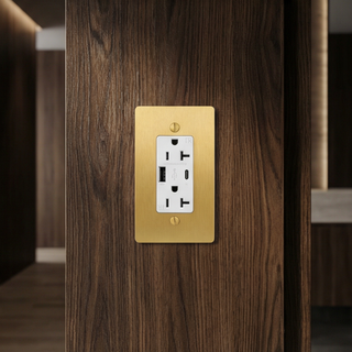 Duplex Outlet with USB-C & USB-A