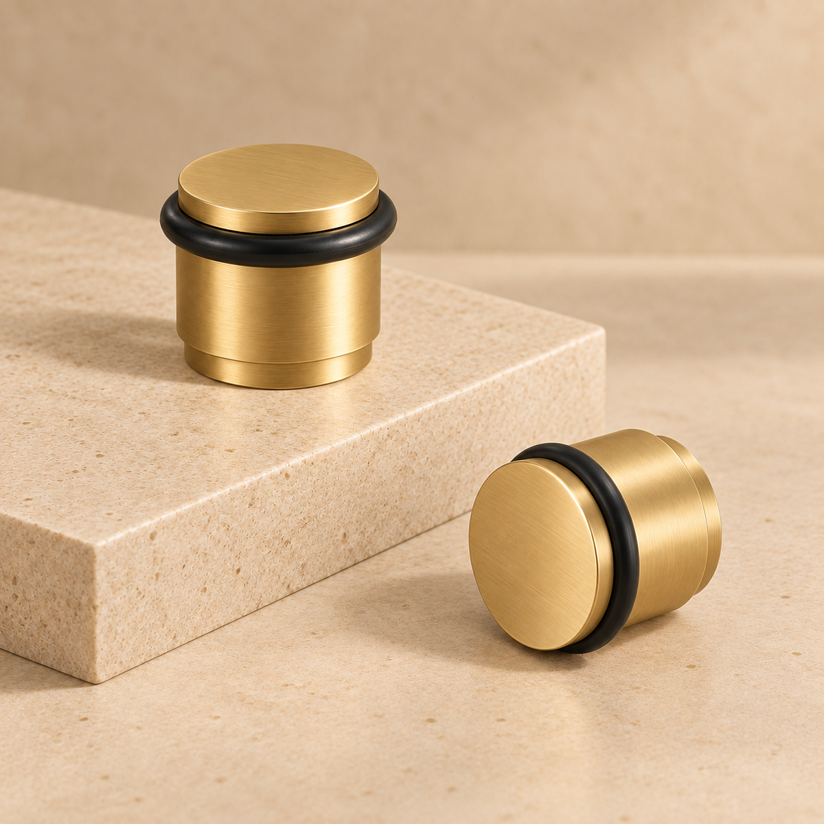 Floor-Mounted Door Stopper
