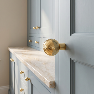 Hampstead Hammered Round Cabinet Knob