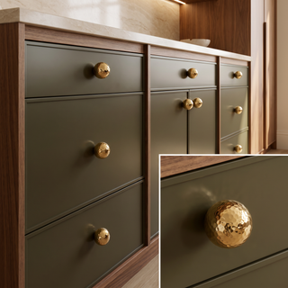 Hampstead Hammered Round Cabinet Knob