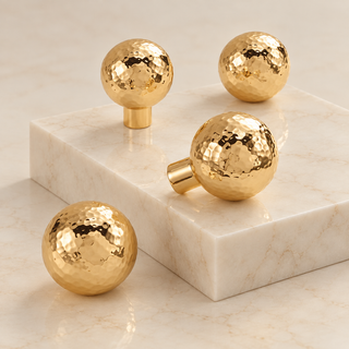 Hampstead Hammered Round Cabinet Knob