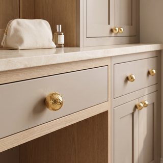 Hampstead Hammered Round Cabinet Knob