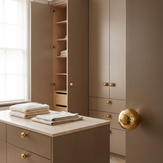 Hampstead Hammered Round Cabinet Knob