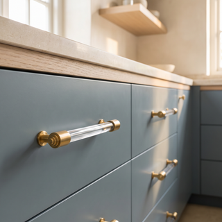 Kensal Clear Round Cabinet Pull