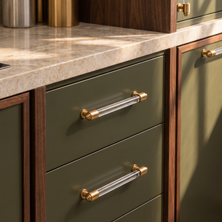 Kensal Clear Round Cabinet Pull