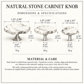 Keswick Natural Stone Cabinet Knob