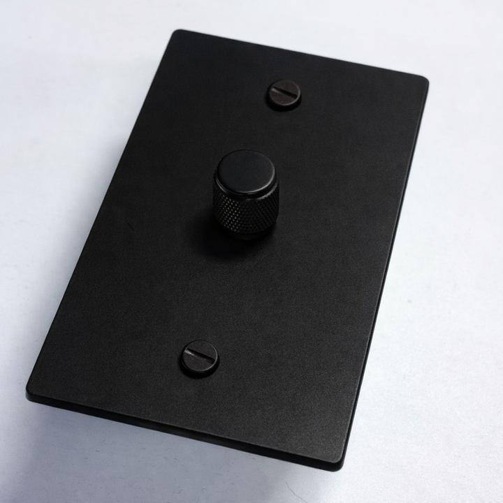 Matte Black Dimmer - 1G