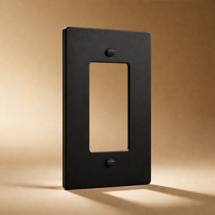 Matte Black Cover Plate - 1G