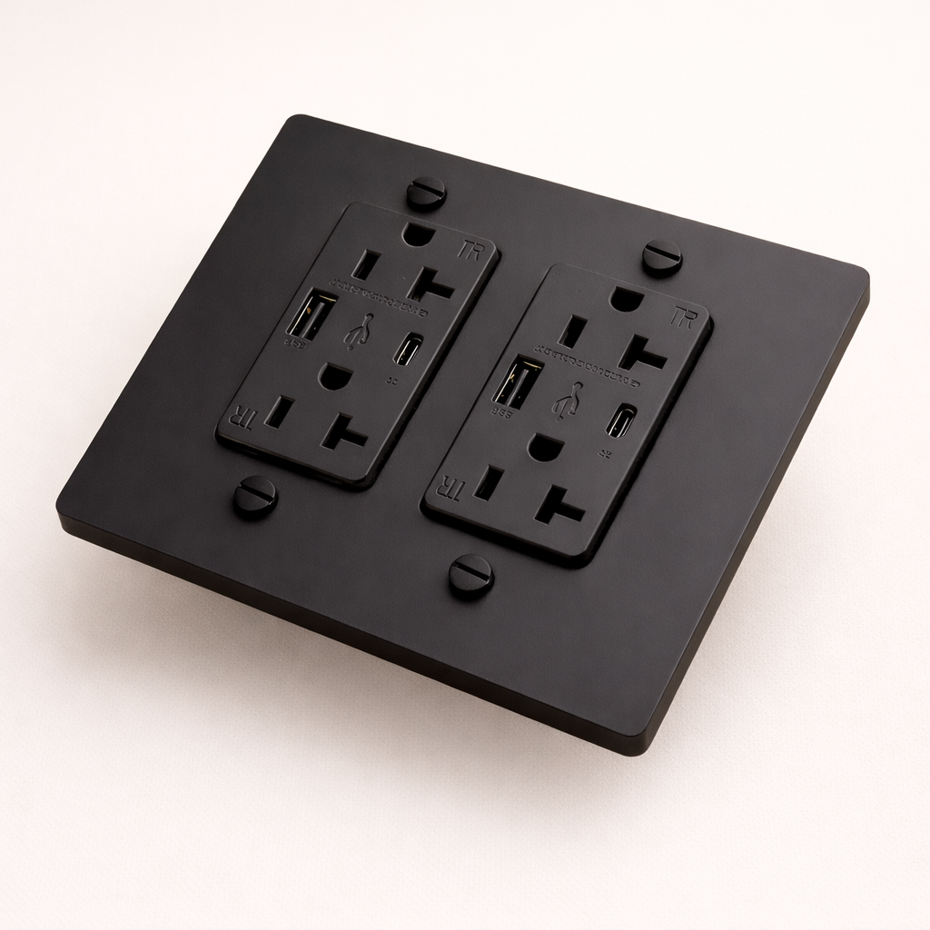 2G Duplex Outlet with USB-C & USB-A