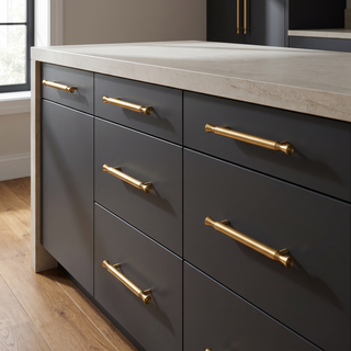Norwood Sculpted Round Bar Cabinet Pull